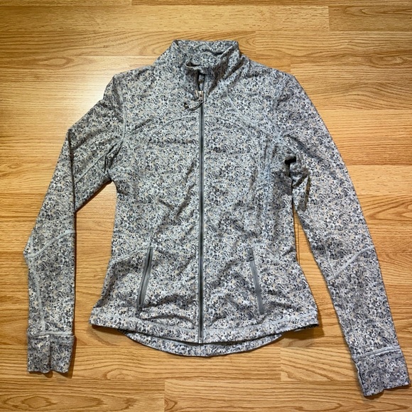 NWOT Lululemon Women's Blue Patterned Define Jacket Size 10 - Picture 4 of 6